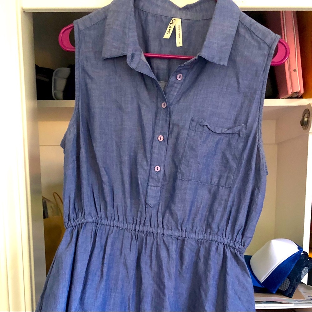 Chambray jean dress